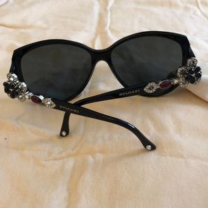 Bvlgari sunglasses black cat eye shape